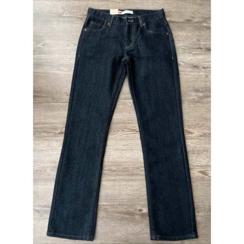 Levi's 511 Slim Jeans Boys 16 Dark Rinse Denim NWT